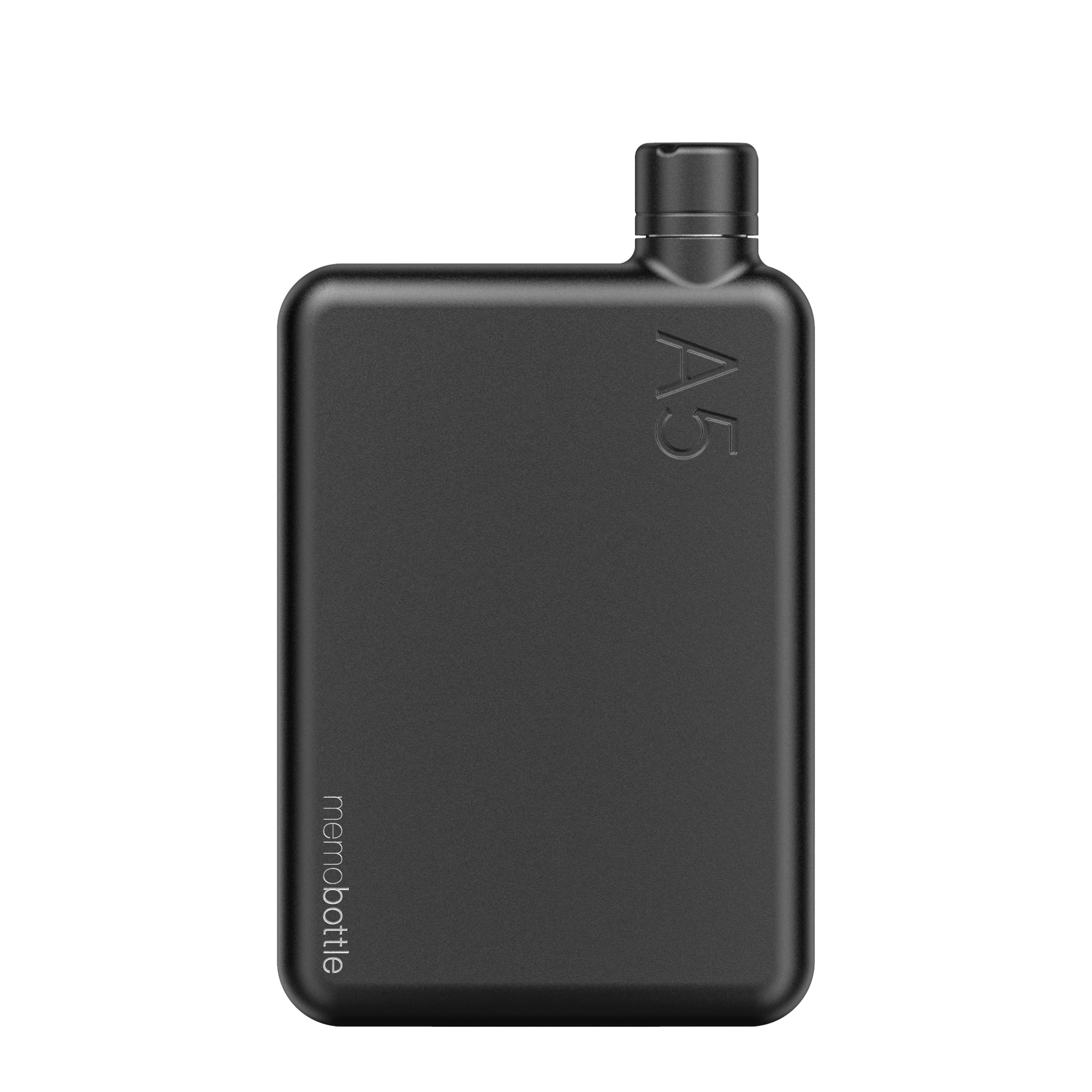 A5 Stainless Steel memobottle (Black) 1080ml / 36oz - The Leafwhite Group