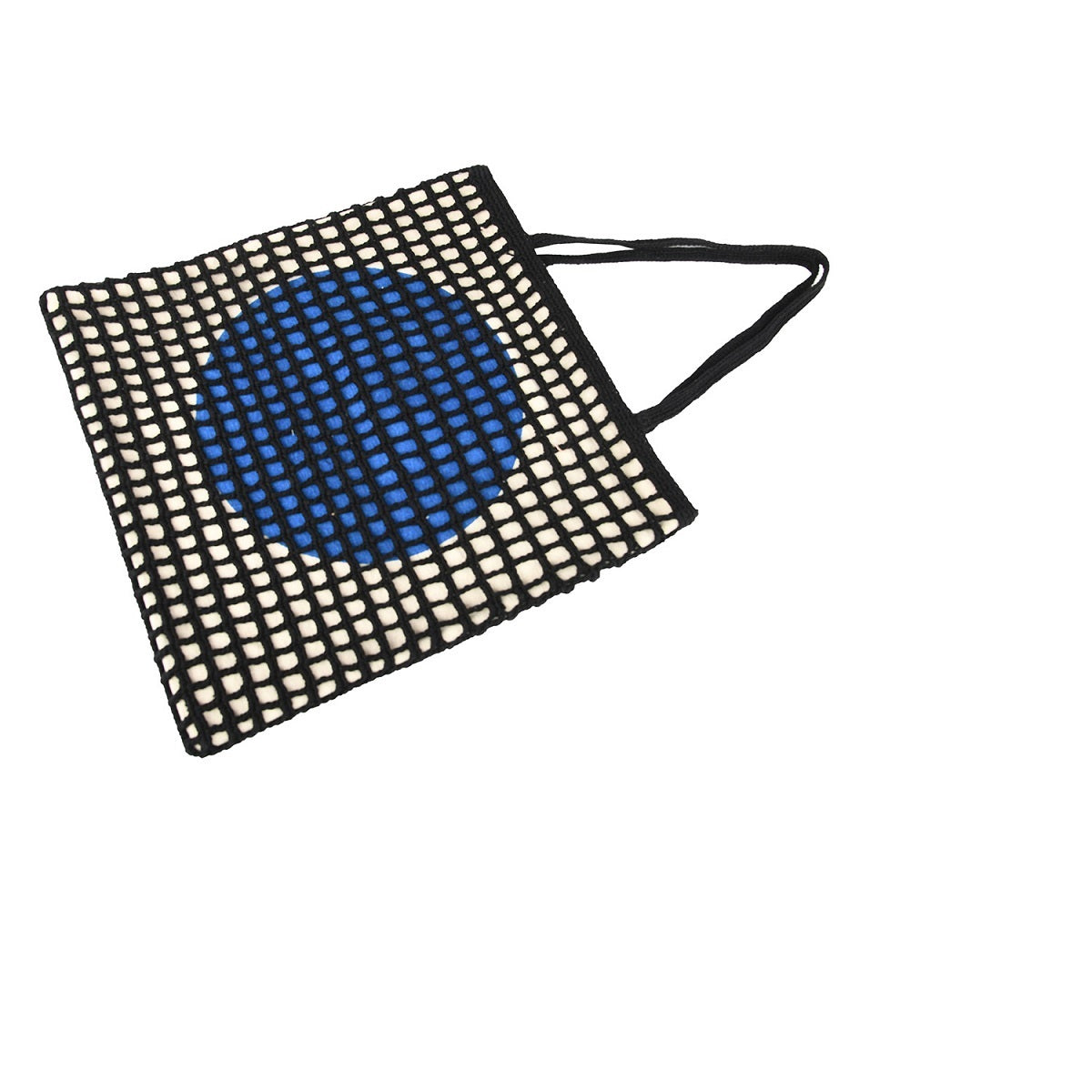 Black Cotton Crochet Tote Bag – Limited Edition