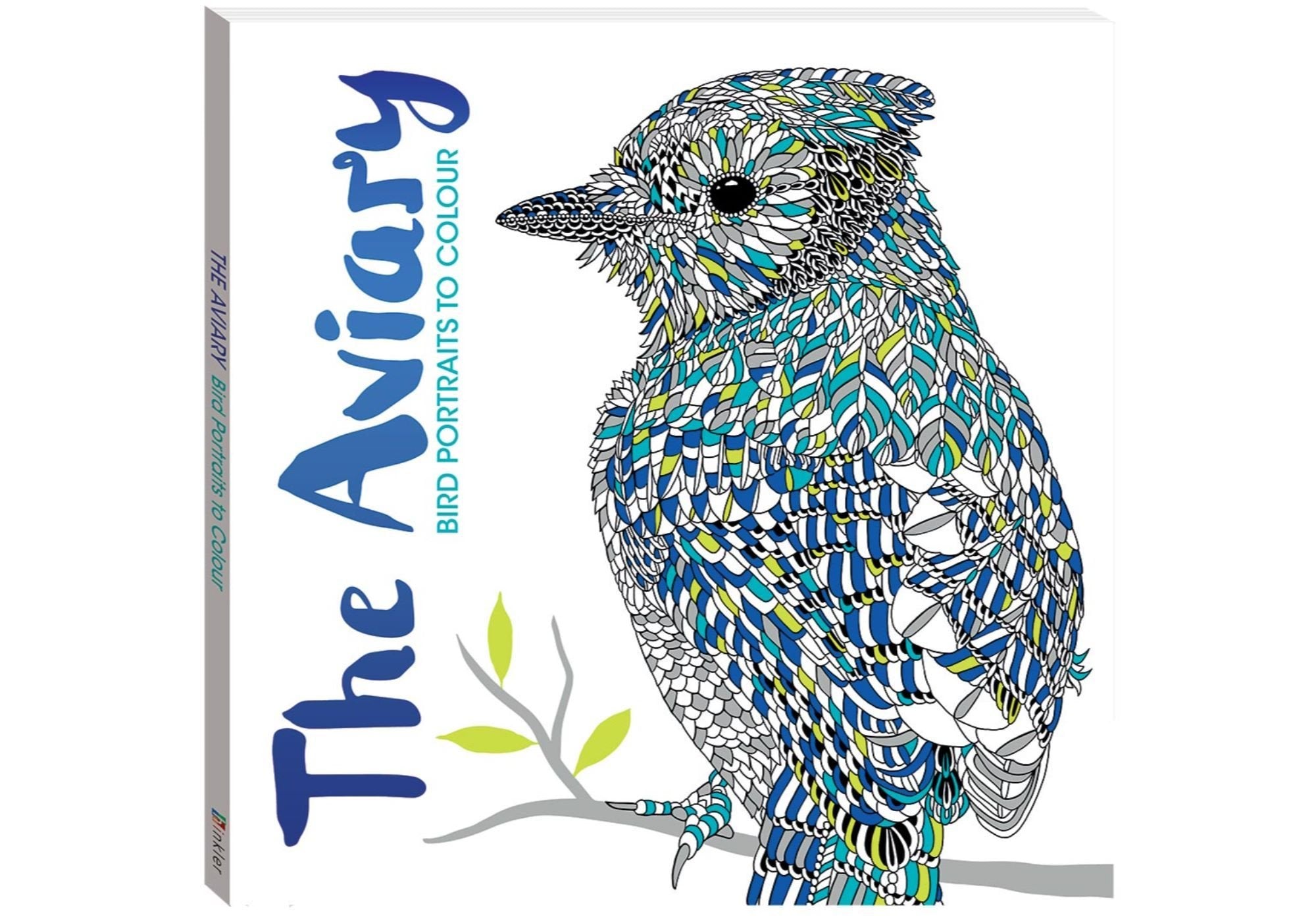 The Aviary: Bird Portraits To Colour - The Leafwhite Group
