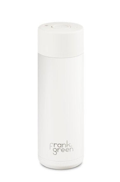 Ceramic Reusable Bottle 20oz/595ml Cloud Push Button Lid - The Leafwhite Group