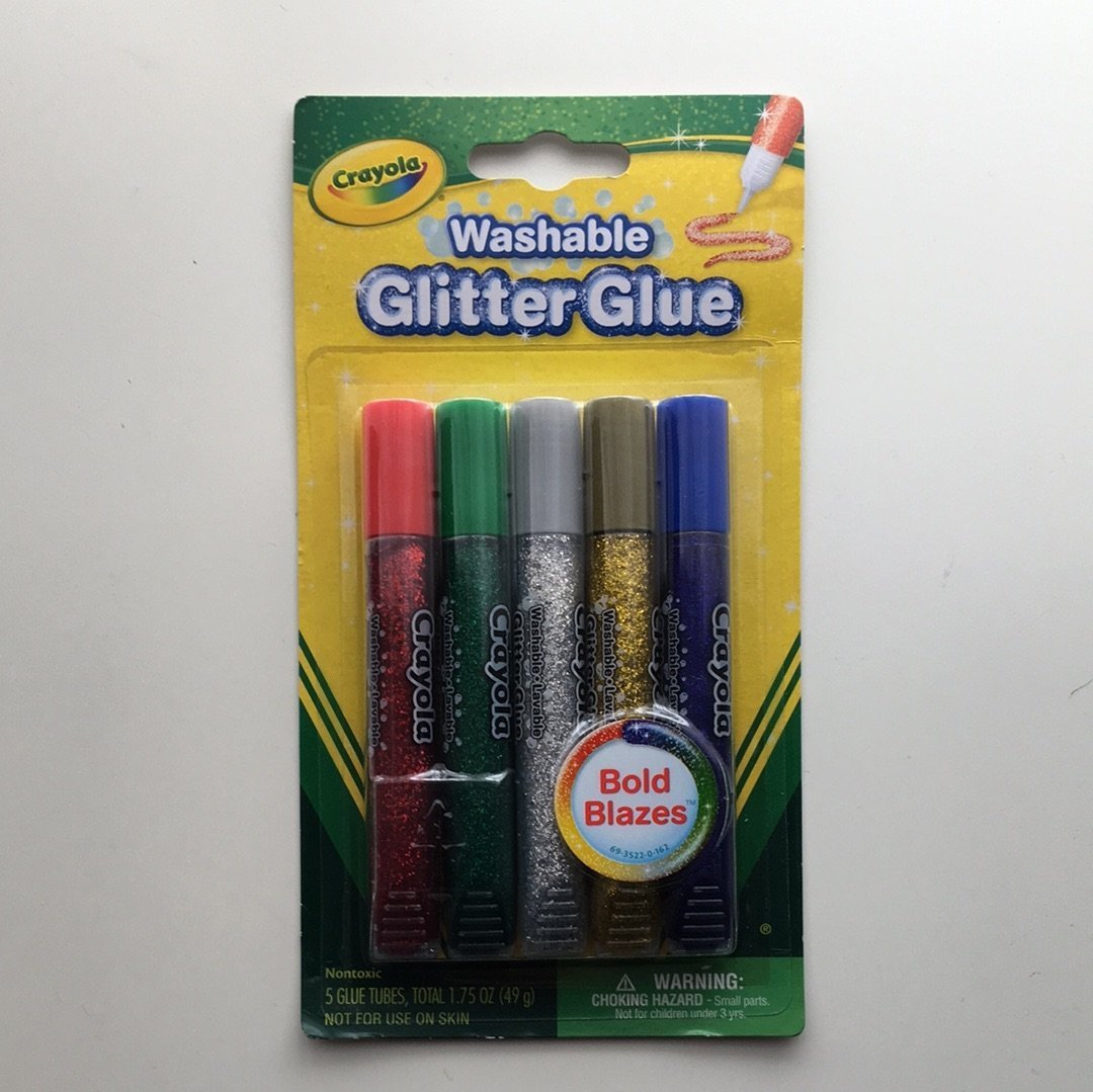 Crayola 5 Washable Glitter Glues - The Leafwhite Group