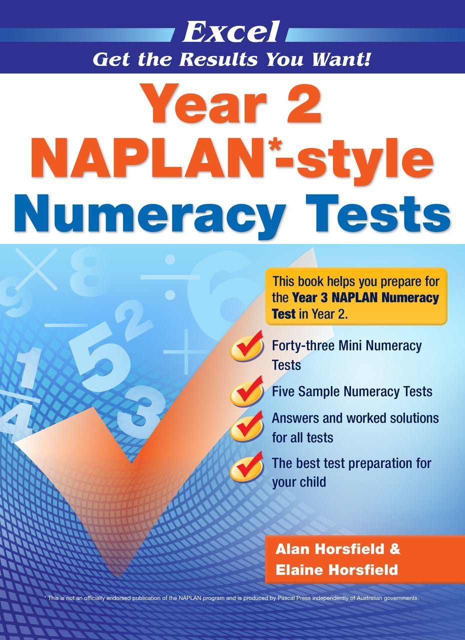 Excel - Year 2 NAPLAN* - style Numeracy Tests - The Leafwhite Group