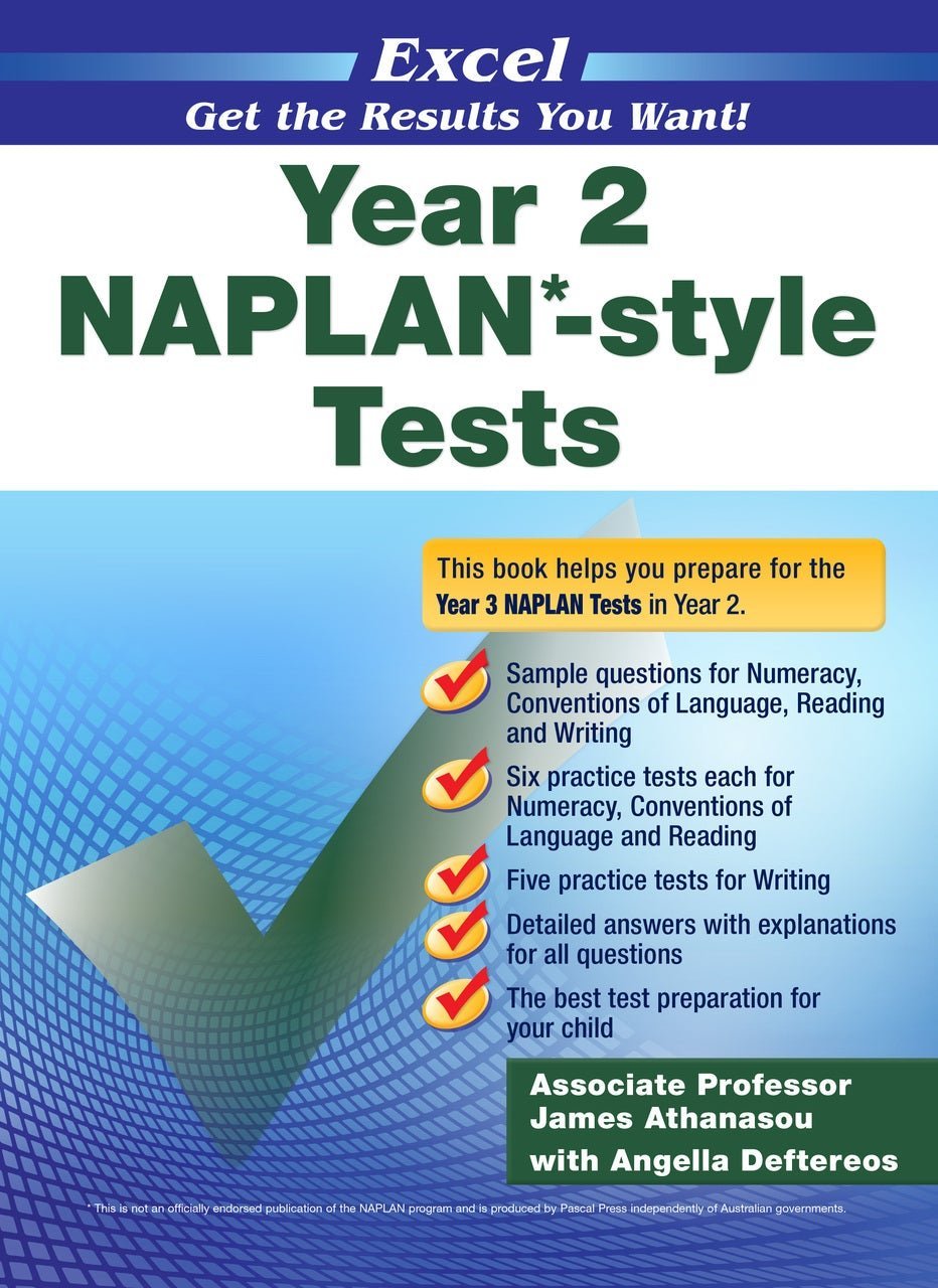 Excel - Year 2 NAPLAN* - style Tests - The Leafwhite Group