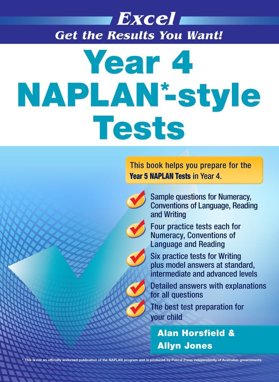 Excel - Year 4 NAPLAN* - style Tests - The Leafwhite Group
