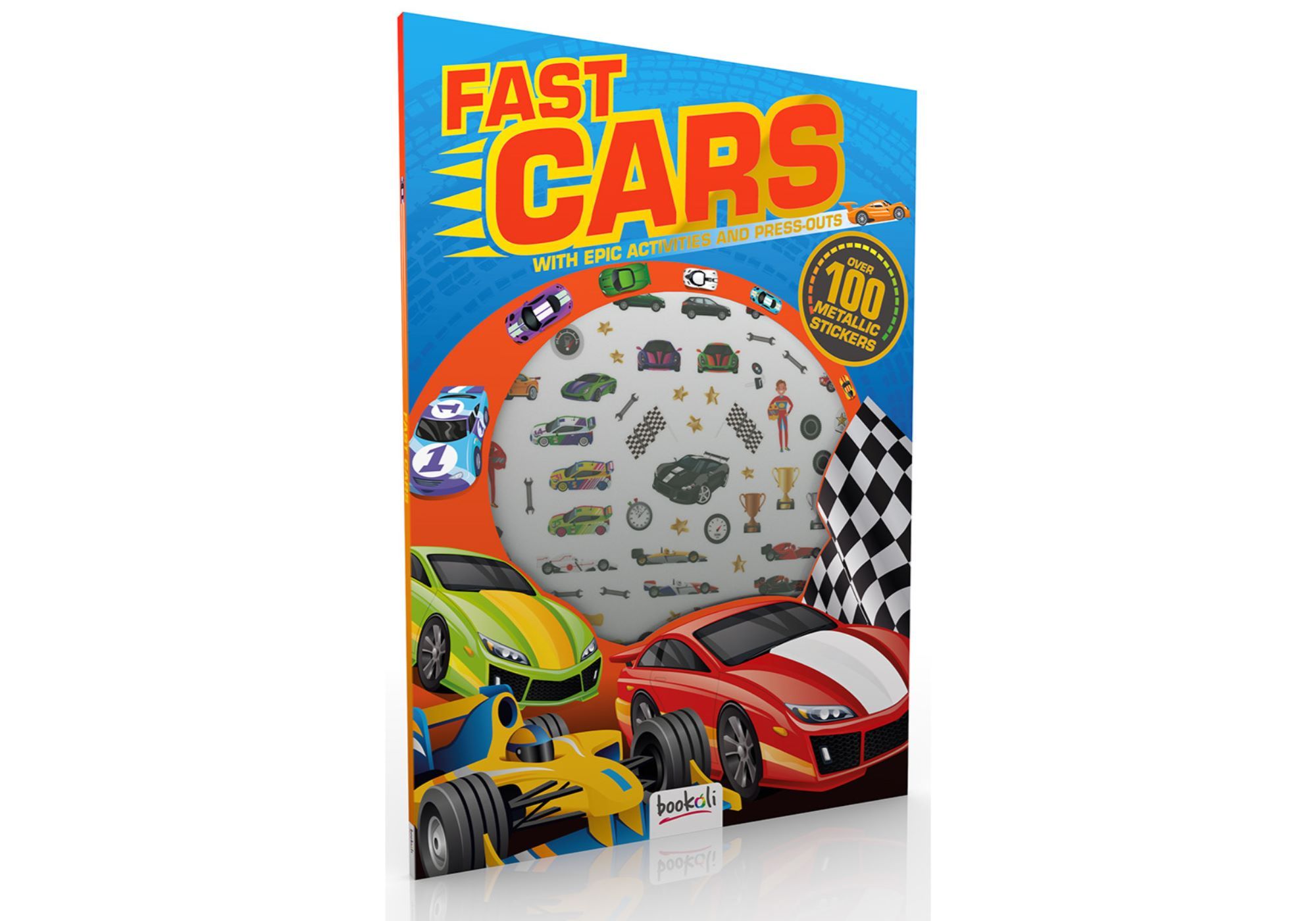 Metallic Puffy Stickers Fast Cars - The Leafwhite Group
