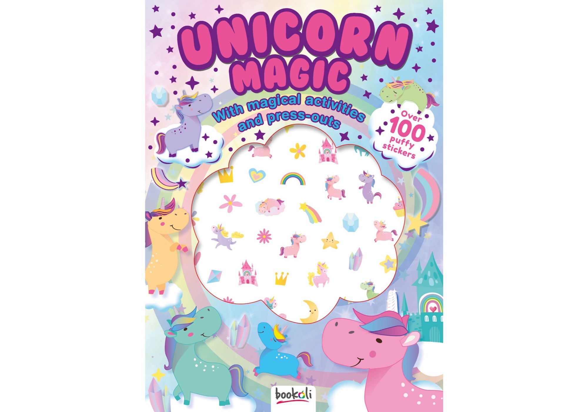 Puffy Sticker Windows Unicorn Magic - The Leafwhite Group