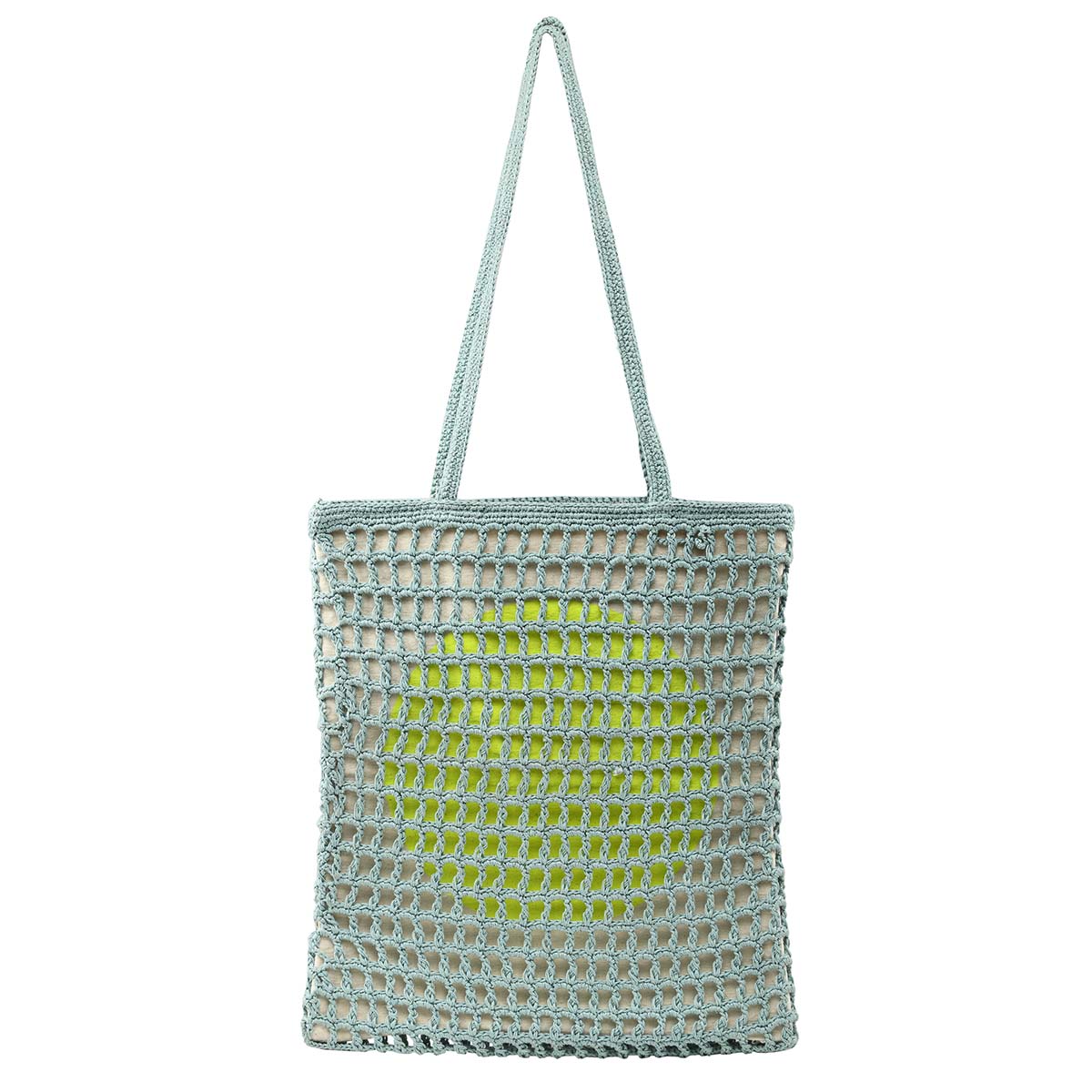 Green Cotton Crochet Tote Bag – Limited Edition