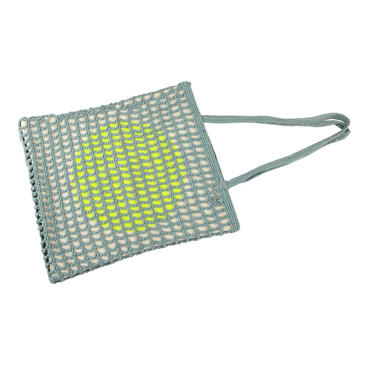 Green Cotton Crochet Tote Bag – Limited Edition
