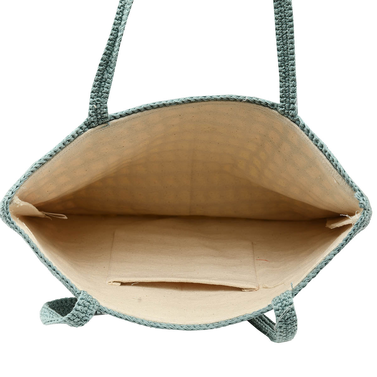 Green Cotton Crochet Tote Bag – Limited Edition