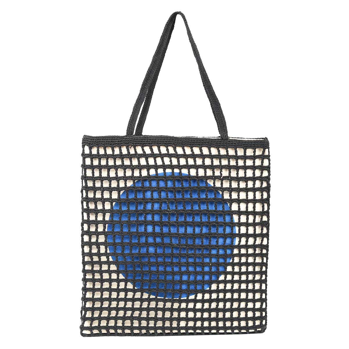 Black Cotton Crochet Tote Bag – Limited Edition