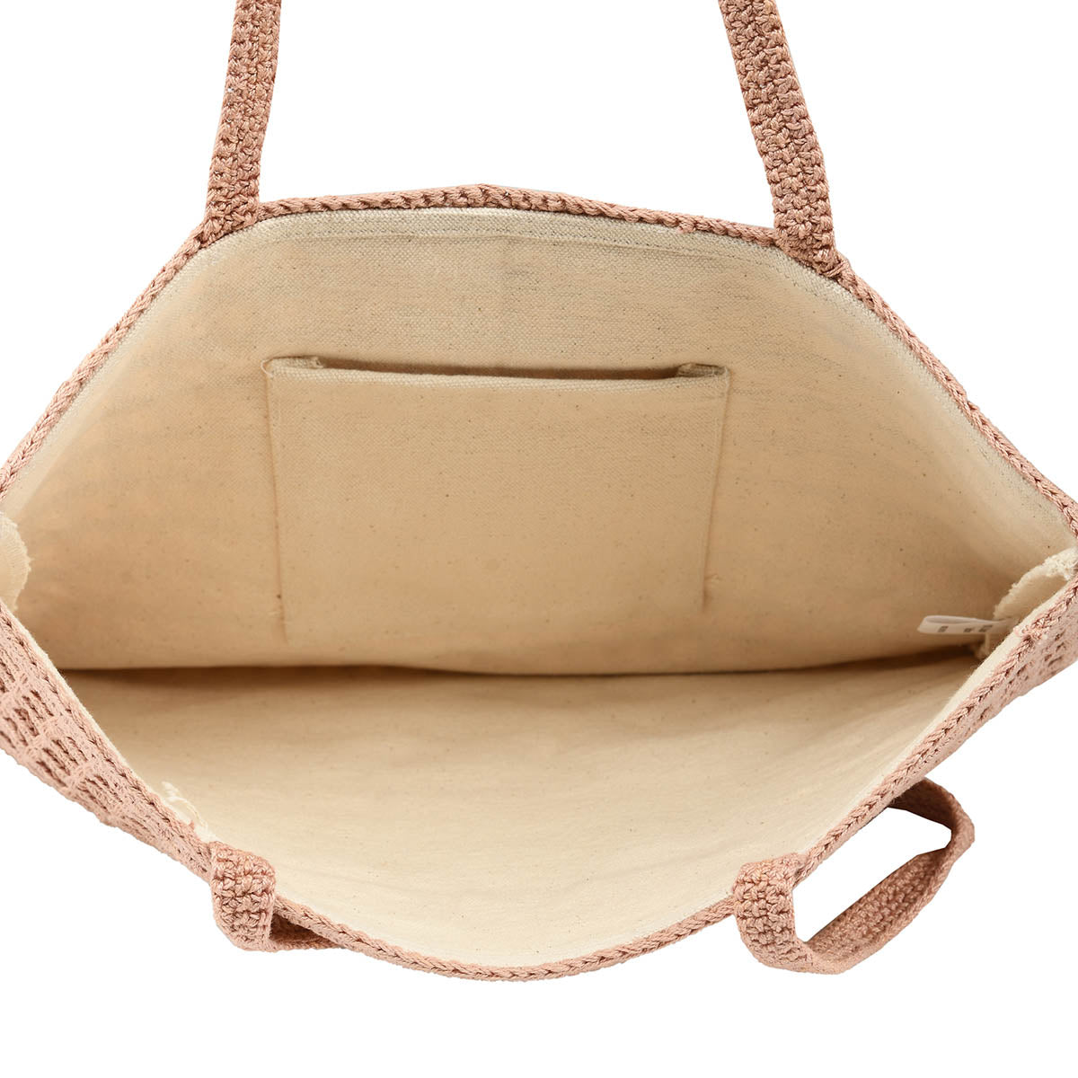 Peach Cotton Crochet Tote Bag – Limited Edition