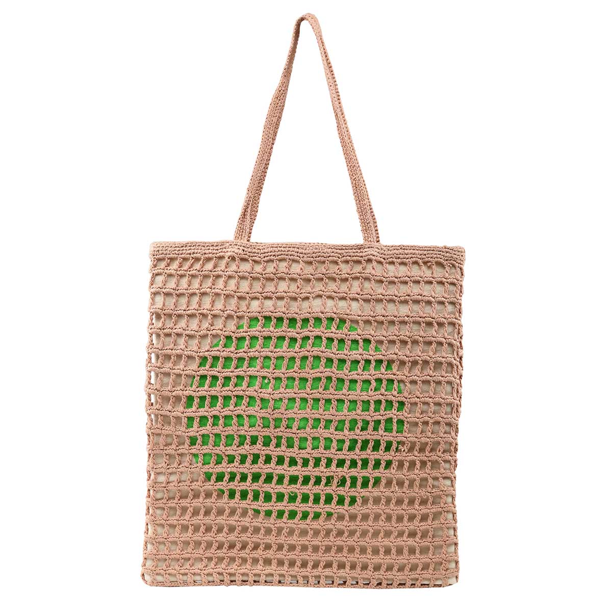 Peach Cotton Crochet Tote Bag – Limited Edition