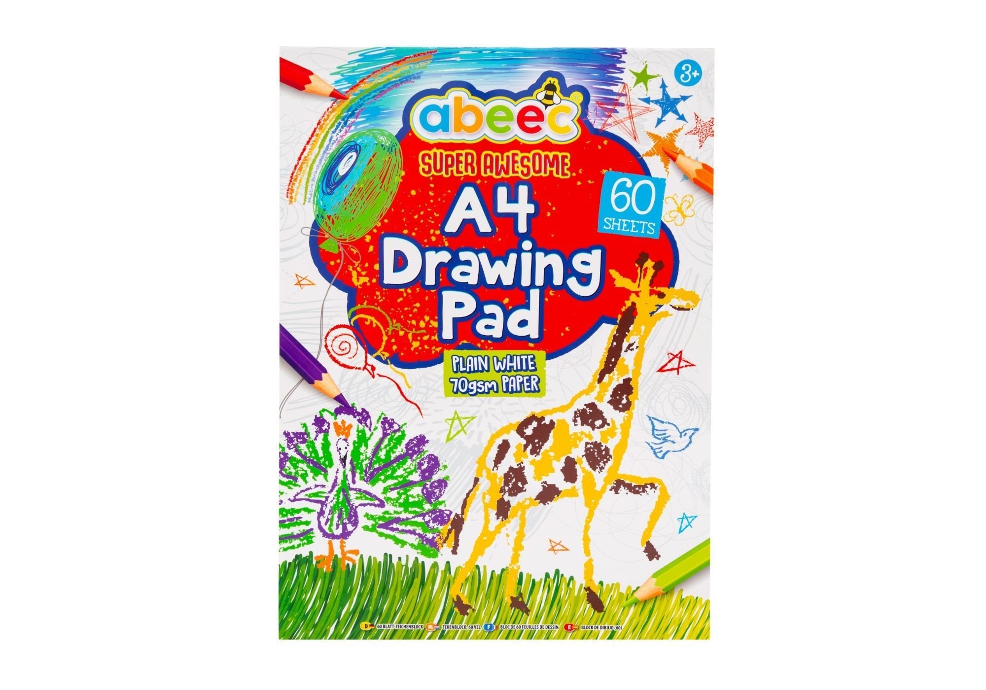 ABEEC 3 Pack White Play Paper - The Leafwhite Group