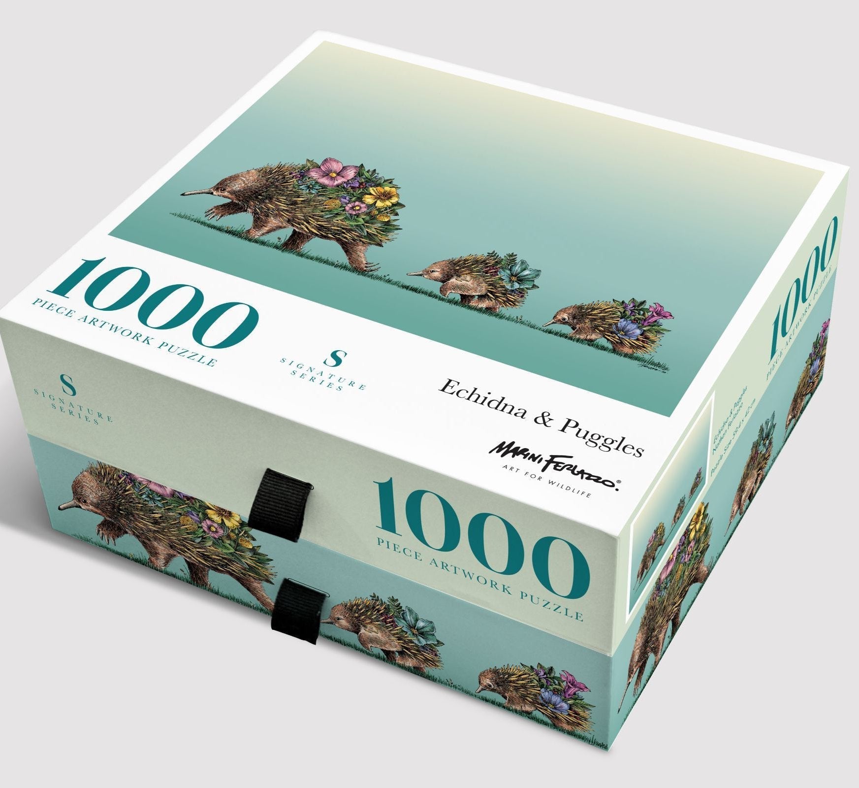 Signature Series 1000 Piece Jigsaw Puzzle Echidna & Puggles - The Leafwhite Group