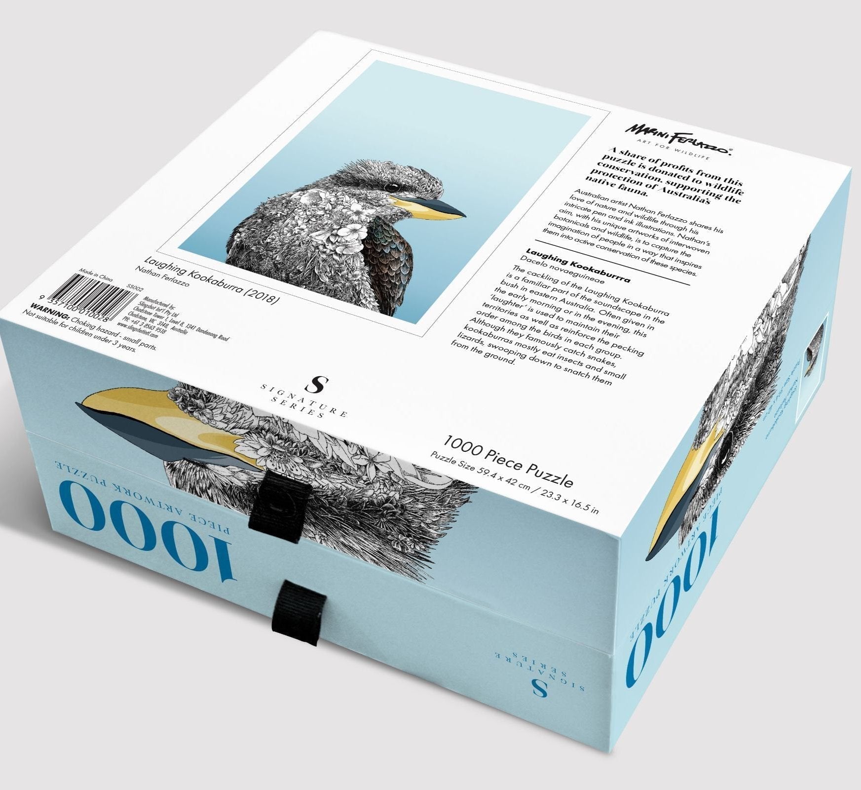 Signature Series 1000 Piece Jigsaw Puzzle Laughing Kookaburra - The Leafwhite Group