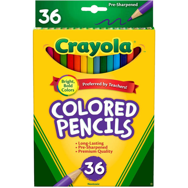 Crayola 36 Full Size Colored Pencils - The Leafwhite Group