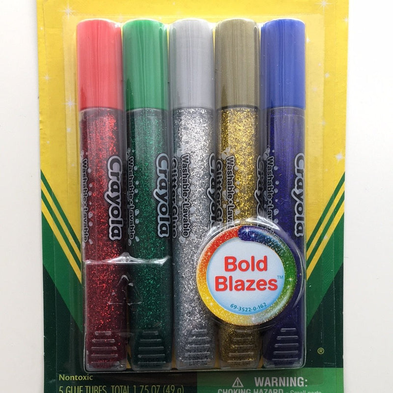 Crayola 5 Washable Glitter Glues - The Leafwhite Group