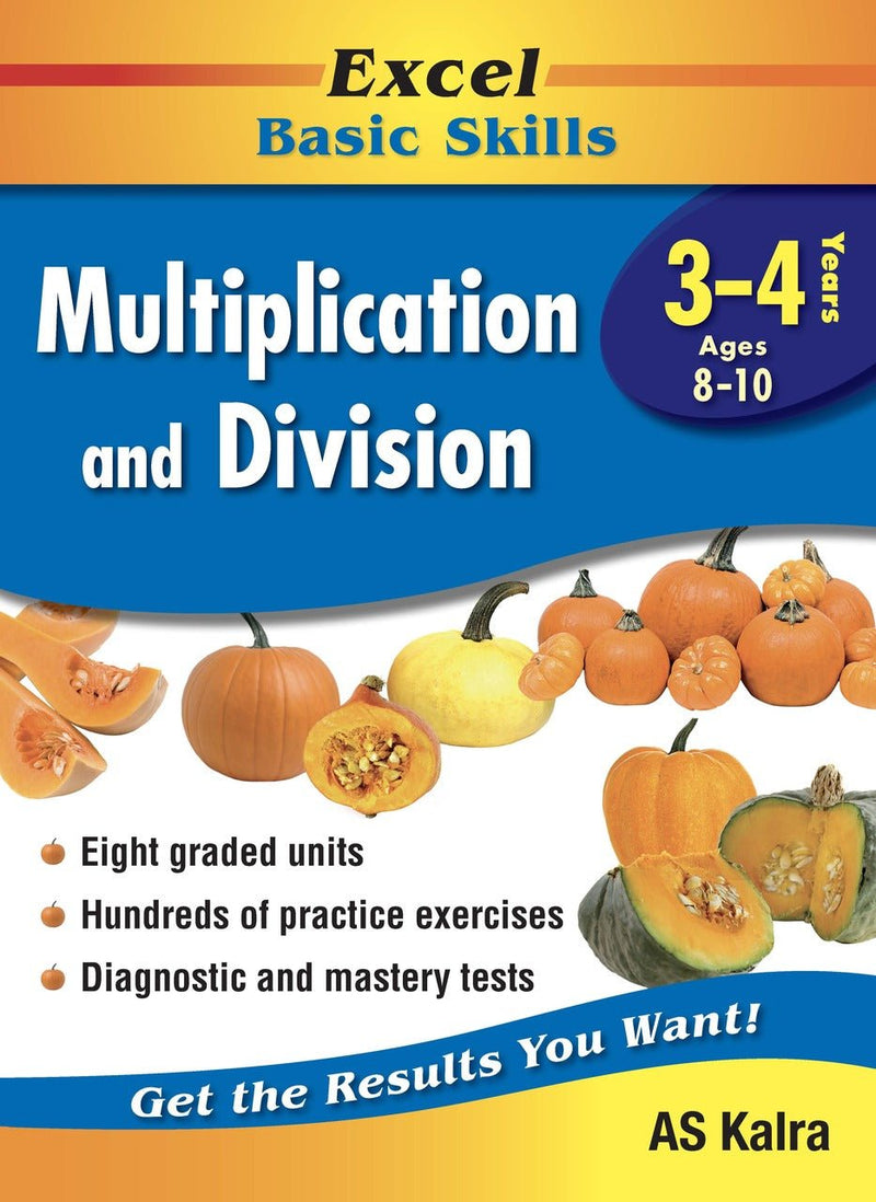Excel Basic Skills - Multiplication and Division Years 3 - 4 - The Leafwhite Group