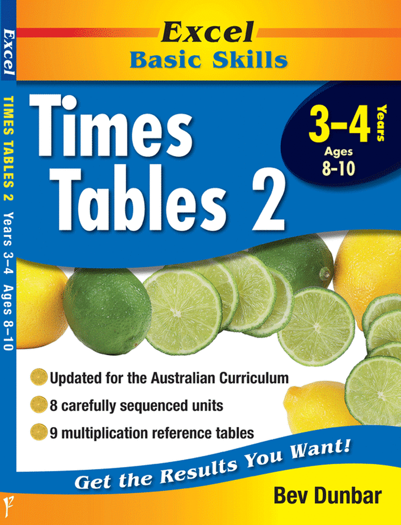 Excel Basic Skills - Times Tables 2 Years 3 - 4 - The Leafwhite Group