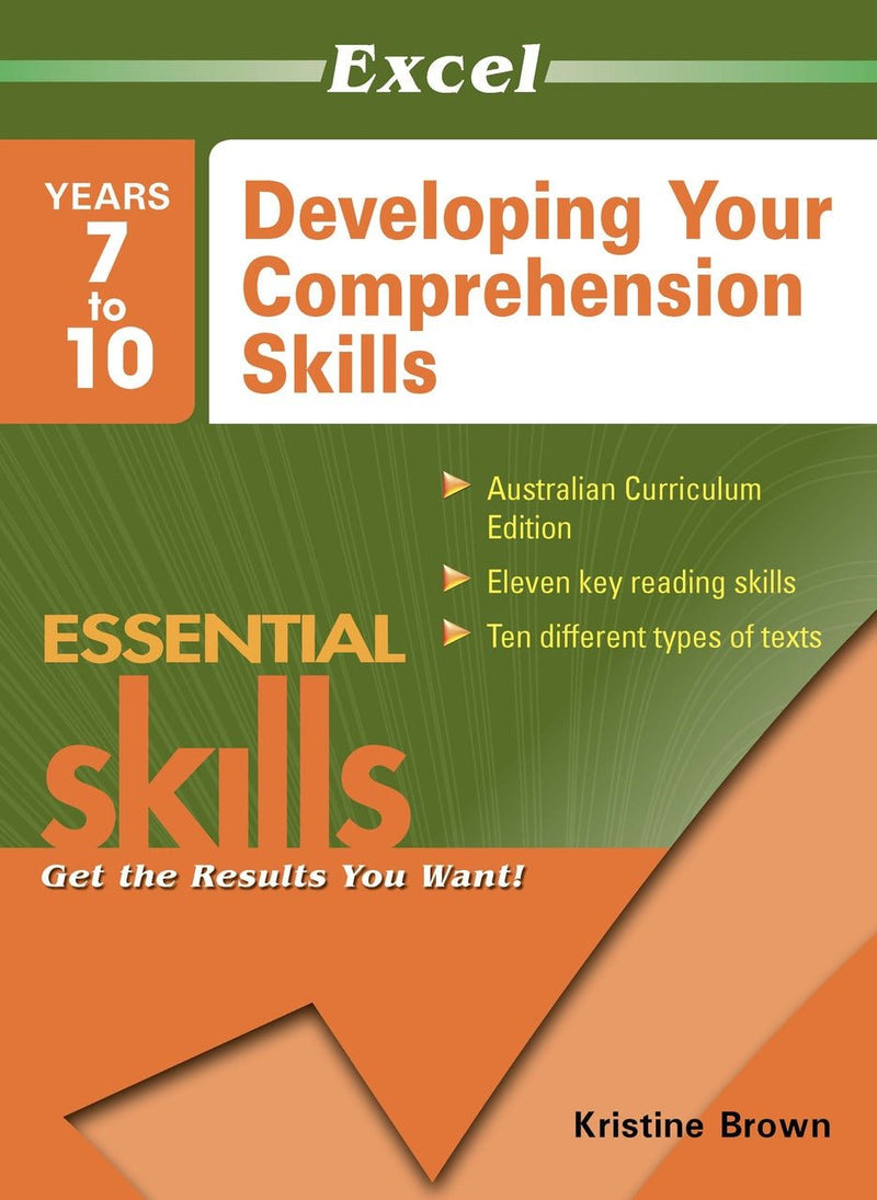 Excel Essential Skills - Developing Your Comprehension Skills Years 7-10 - The Leafwhite Group