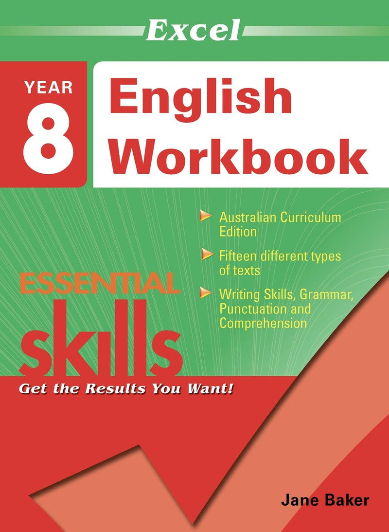 Excel Essential Skills - English Workbook Year 8 - The Leafwhite Group