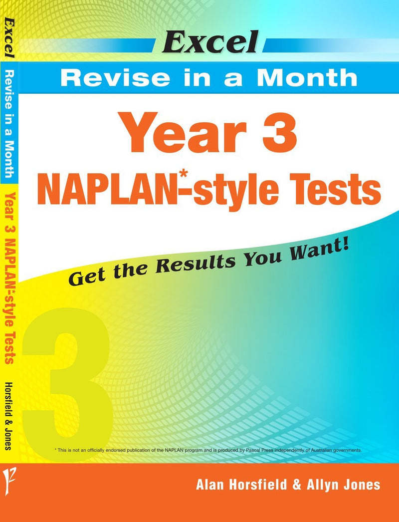 Excel Revise in a Month - Year 3 NAPLAN*-style Tests - The Leafwhite Group