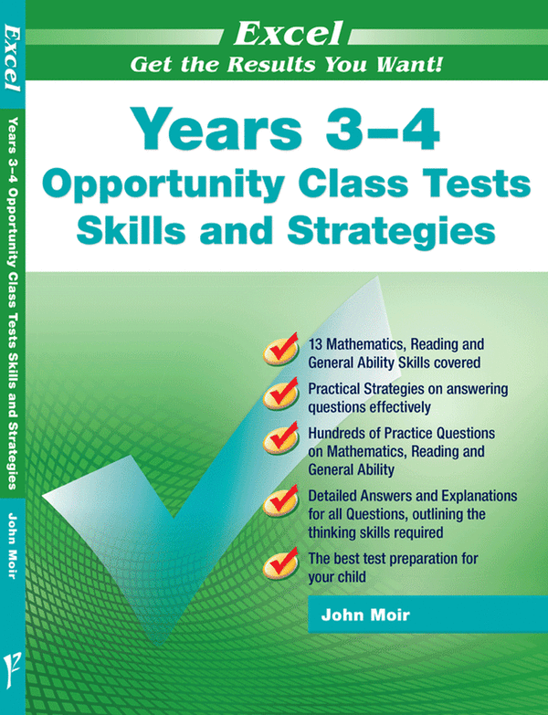 Excel Test Skills - Opportunity Class Tests Skills and Strategies Years 3 - The Leafwhite Group