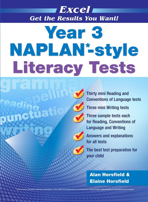 Excel - Year 3 NAPLAN*-style Literacy Tests - The Leafwhite Group