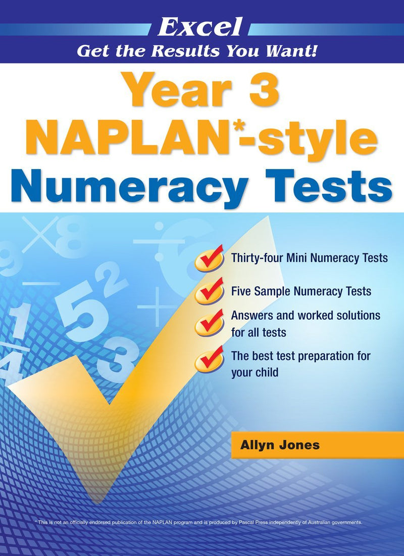 Excel - Year 3 NAPLAN*-style Numeracy Tests - The Leafwhite Group