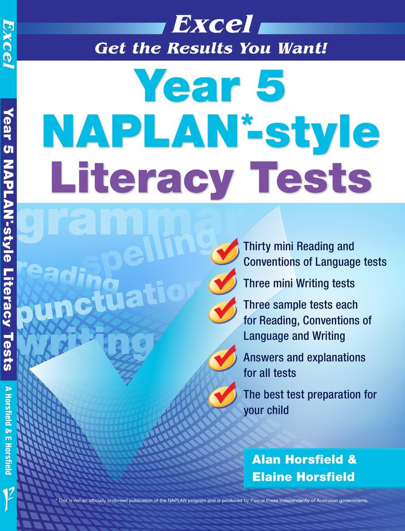 Excel - Year 5 NAPLAN*-style Literacy Tests - The Leafwhite Group