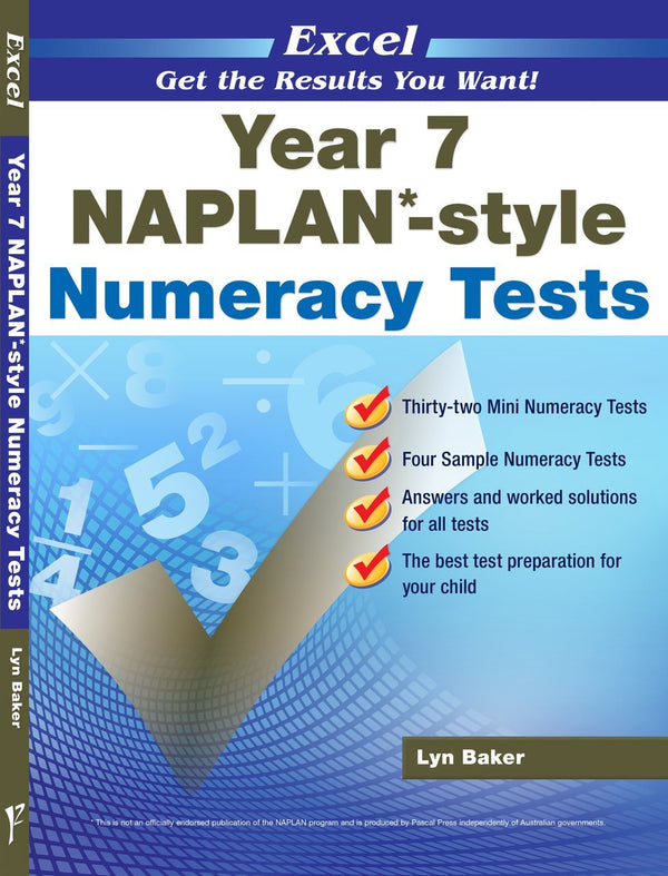Excel - Year 7 NAPLAN*-style Numeracy Tests - The Leafwhite Group