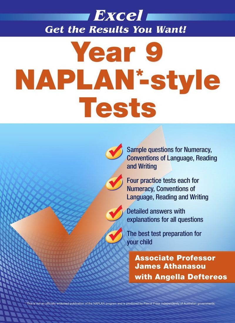 Excel - Year 9 NAPLAN*-style Tests - The Leafwhite Group
