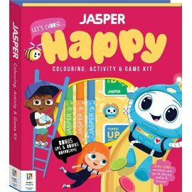 Jasper Let's Choose Happy Colouring Activity Book - The Leafwhite Group