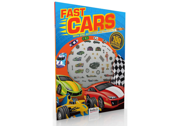 METALLIC PUFFY STICKERS FAST CARS - The Leafwhite Group
