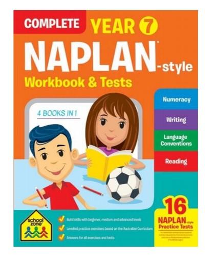 NAPLAN*-style Complete Year 7 Workbook and Tests (new cover) - The Leafwhite Group