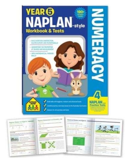 NAPLAN*-style Year 5 Numeracy Workbook and Tests (new cover) - The Leafwhite Group
