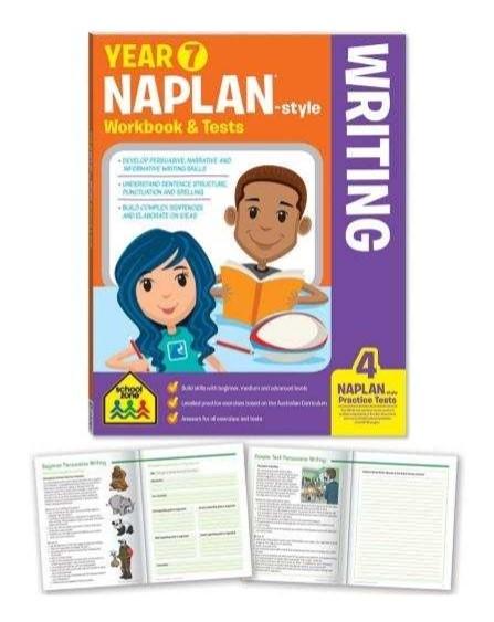 NAPLAN*-style Year 7 Writing Workbook and Tests (new cover) - The Leafwhite Group