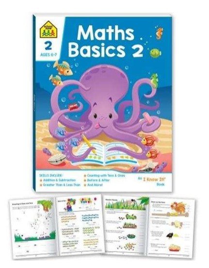 School Zone Maths Basics 2 I Know It Book (2019 Ed) - The Leafwhite Group