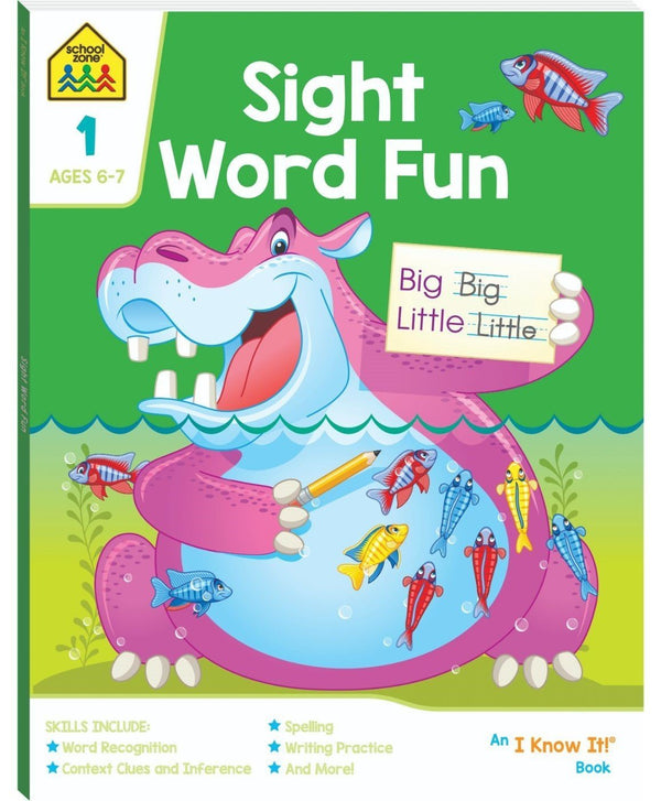 School Zone Sight Word Fun Book (2020 Edition) - The Leafwhite Group