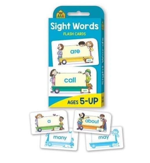 School Zone: Sight Words Flash Cards - The Leafwhite Group